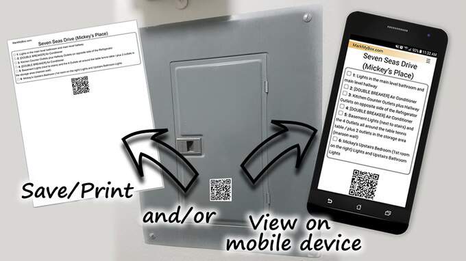 Save/Print and/or View on Mobile Device